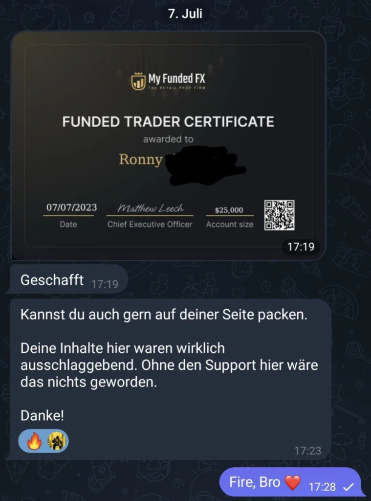 Yorilla Capital Trading Dojo Erfolge 3